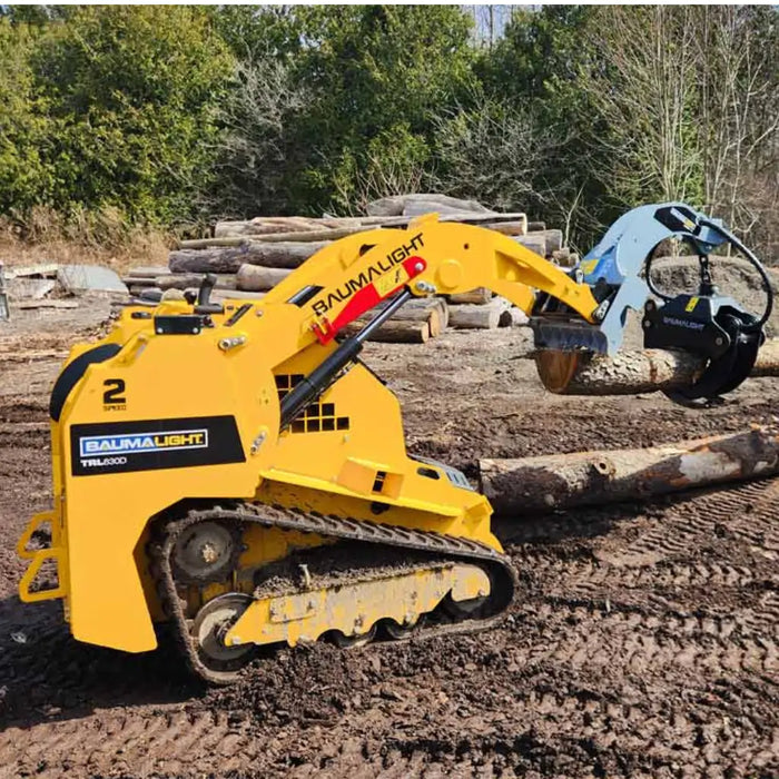 Baumalight 2-Speed Mini Track Loader powered by Kubota