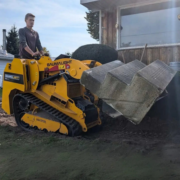 Baumalight 2-Speed Mini Track Loader powered by Yanmar