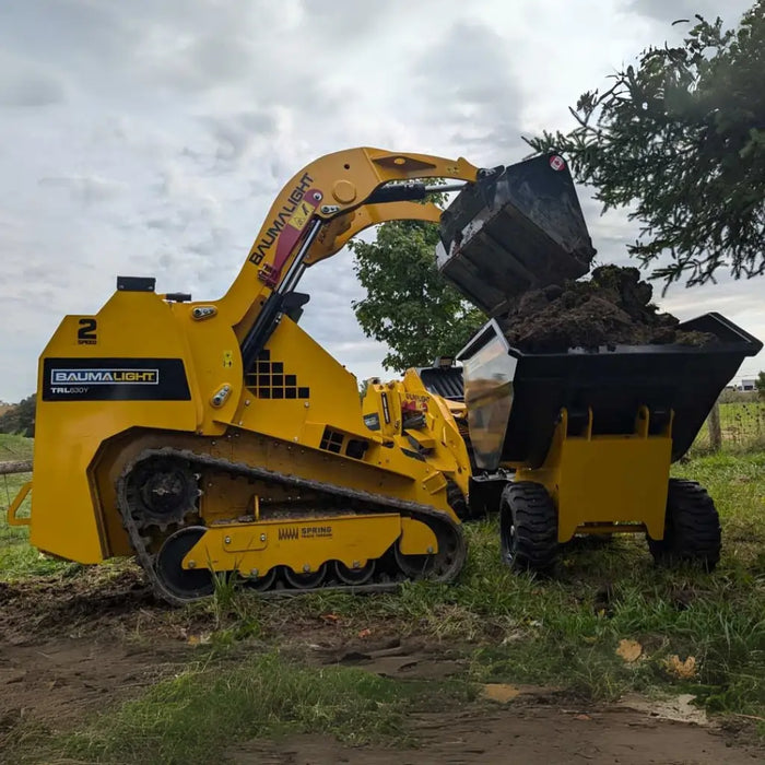 Baumalight 2-Speed Mini Track Loader powered by Yanmar