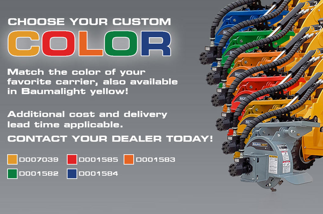 Baumalight S14 Stump Grinder For 1 - 2 Ton Mini Excavators