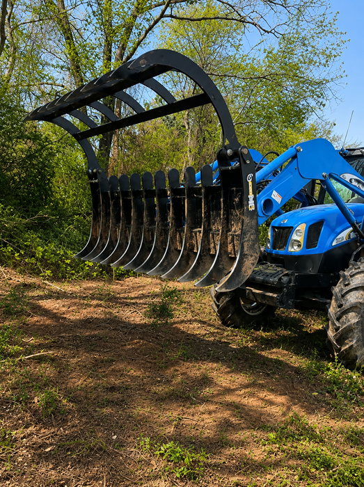 Industrial Wide-Tine Root Grapple (GR160-12) - ANBO