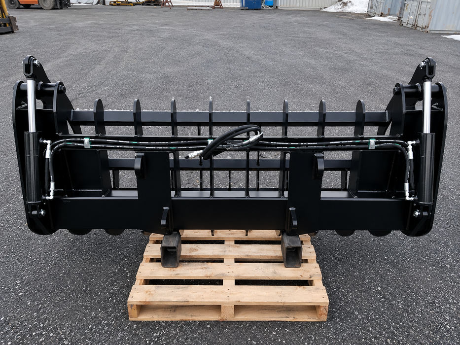 Industrial Wide-Tine Root Grapple (GR160-12) - ANBO