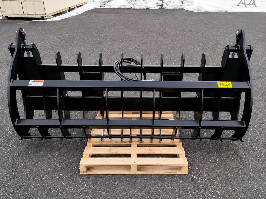 Industrial Wide-Tine Root Grapple (GR160-12) - ANBO