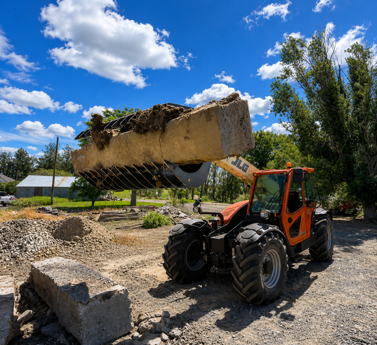 Wide-Tine High Capacity Grapple Attachment (GR200HC-12) - ANBO