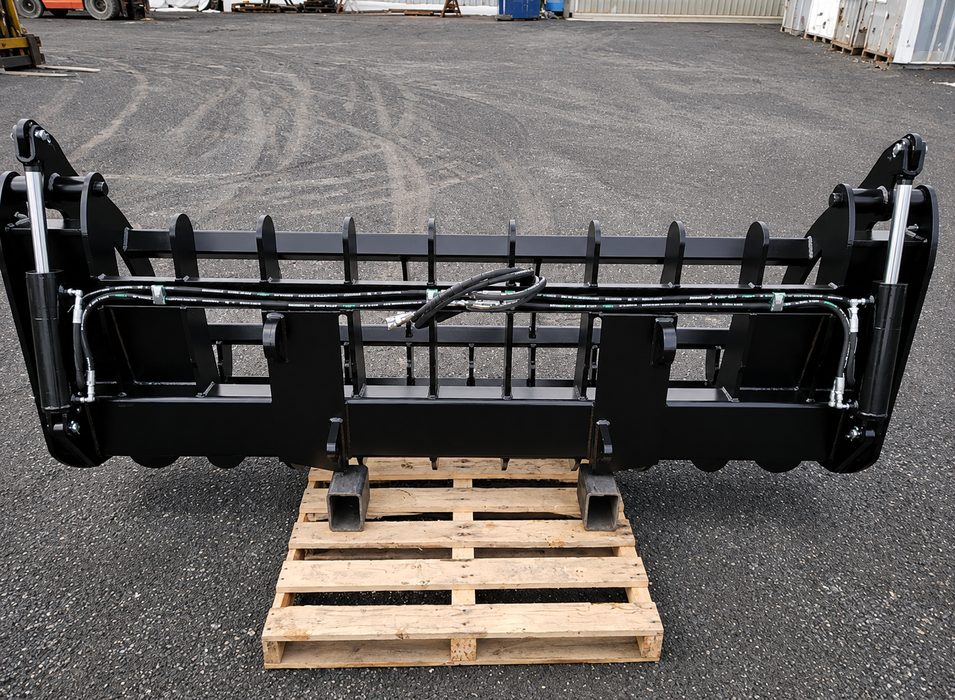 Wide-Tine Root Grapple Attachment for Tractors (GR160-8) - ANBO