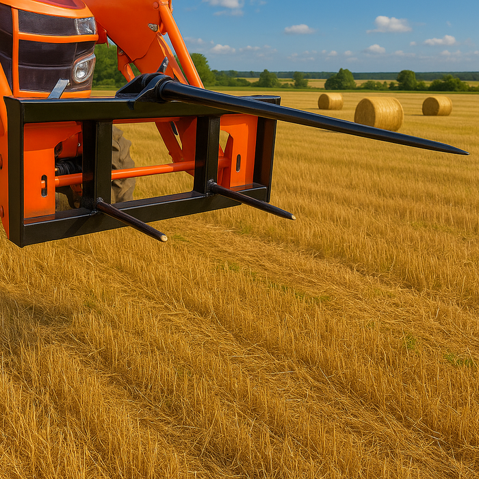 Loflin Fabrication Hay Spear for Skid Steer