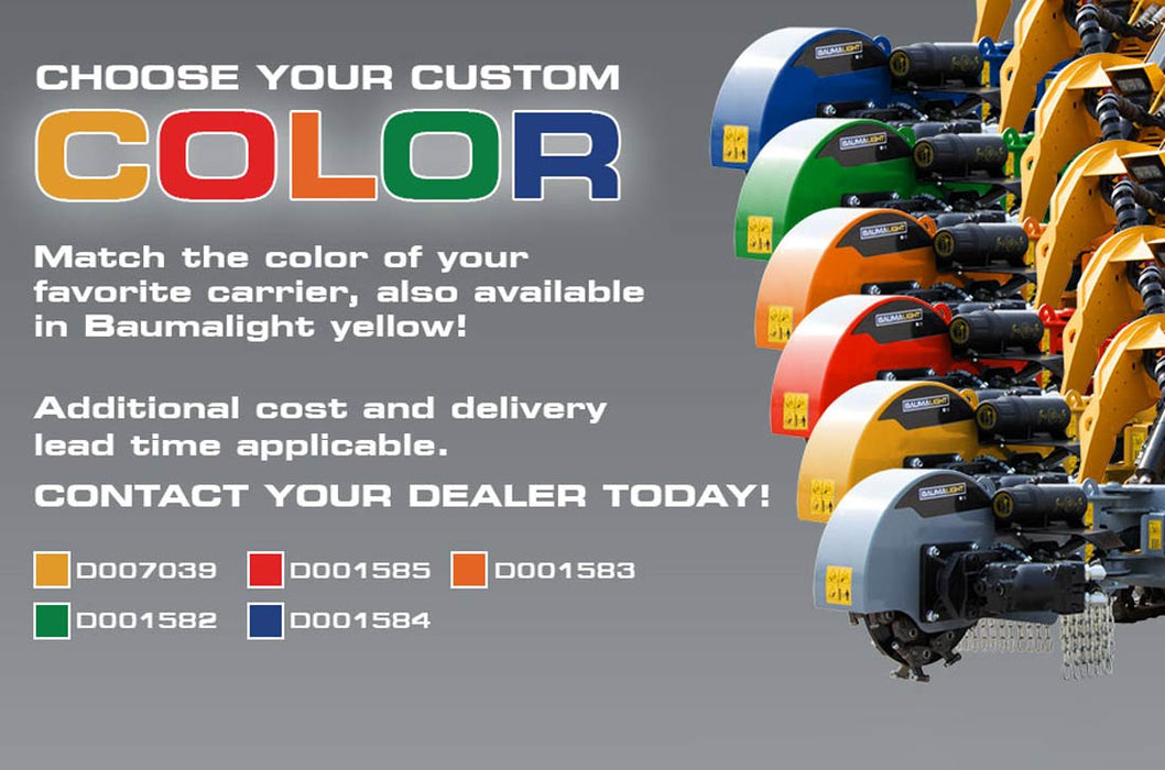 Baumalight S16 Stump Grinder For Mini Skid Steers