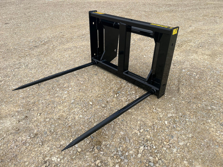 Skid Steer Bale Spear - Stinger Attachments (BS2-XD)