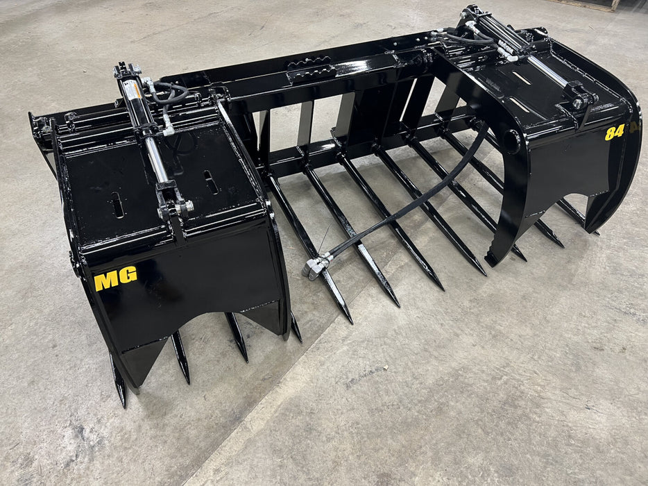 Stinger Attachments Skid Steer Manure Spear Grapple Bucket (MSG)
