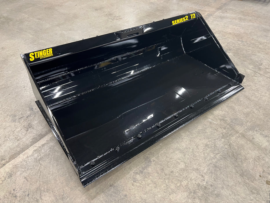 Stinger Attachments Skid Steer Material Bucket – Series 2 (MB2)