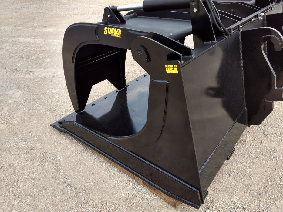 Stinger Attachments Skid Steer Demolition Grapple Bucket (DG)