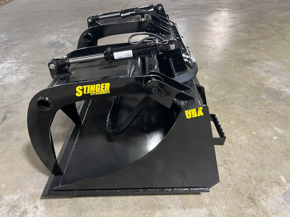 Stinger Attachments Skid Steer Demolition Grapple Bucket (DG)