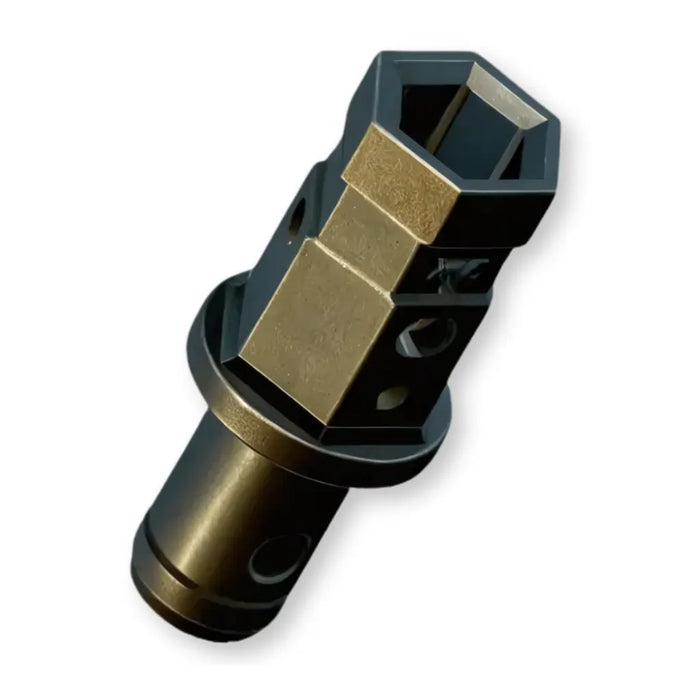 Digga Auger Adapter - 2" Hex Female to 2 9/16" Round Male