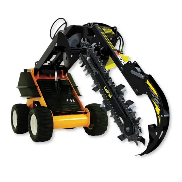 Digga Mini Bigfoot & Walk-Behind Trenchers - Fixed Frame Included