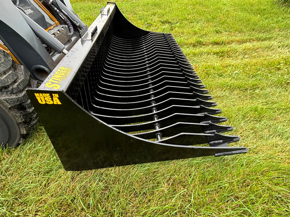 Stinger Attachments Skid Steer Rock Bucket (RK)