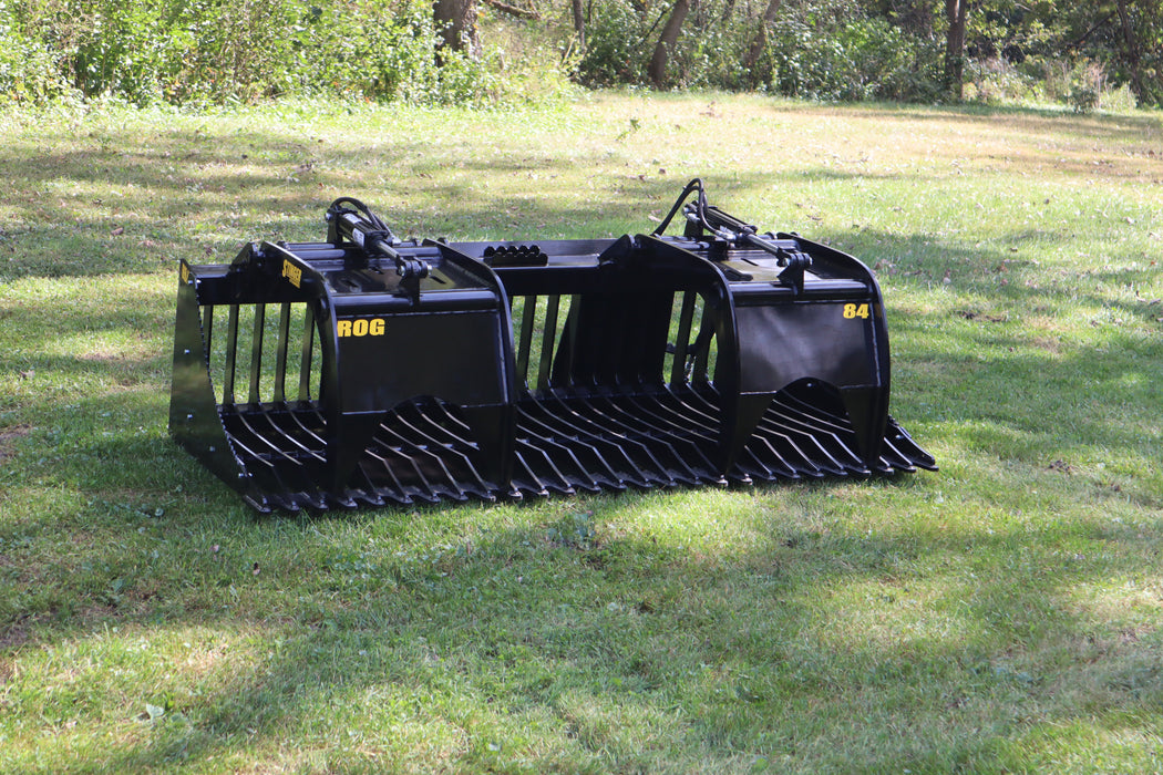 Stinger Attachments Open Sides Rock Grapple Bucket (ROG)