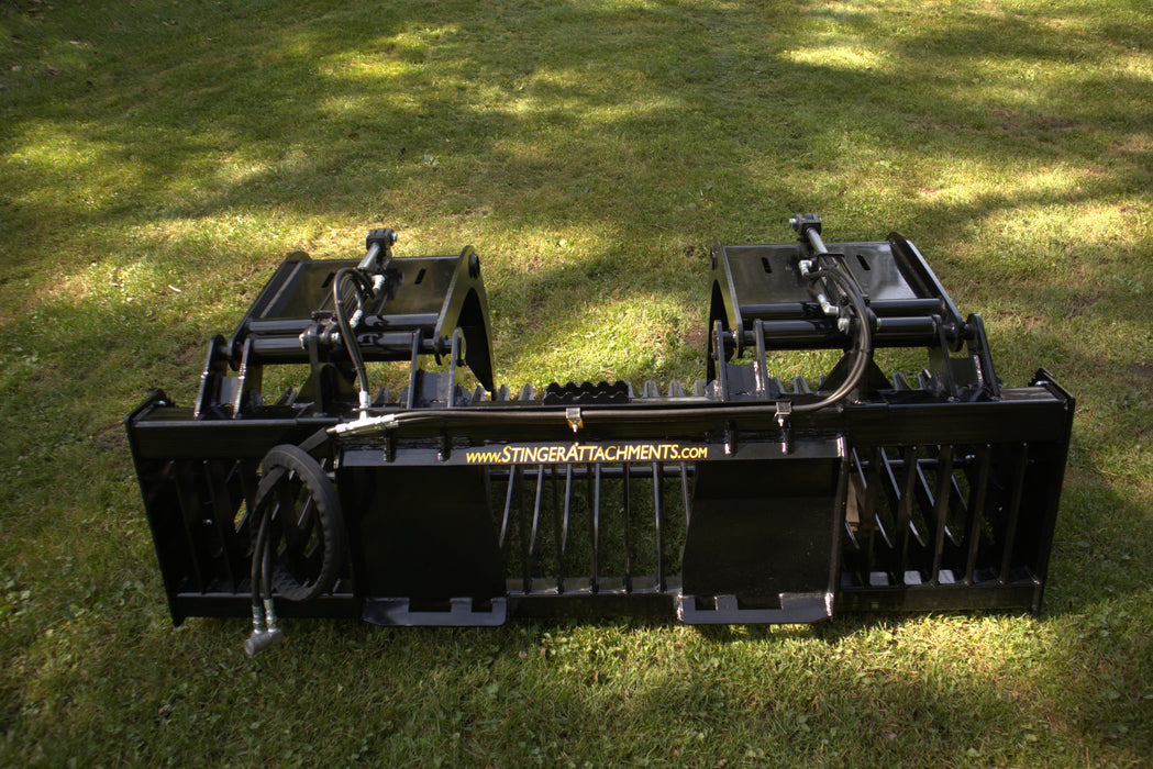 Stinger Attachments Open Sides Rock Grapple Bucket (ROG)