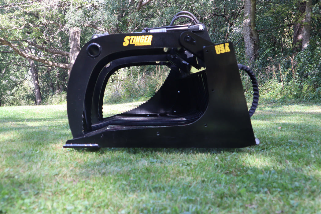 Stinger Attachments Open Sides Rock Grapple Bucket (ROG)