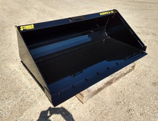 Stinger Attachments Skid Steer Material Bucket – Series 3 (MB3)