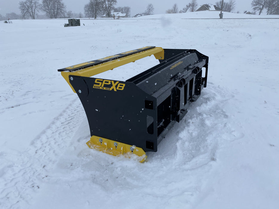 Stinger Attachments Skid Steer Snow Pusher Extreme Rotating/Oscillating (SPXR)