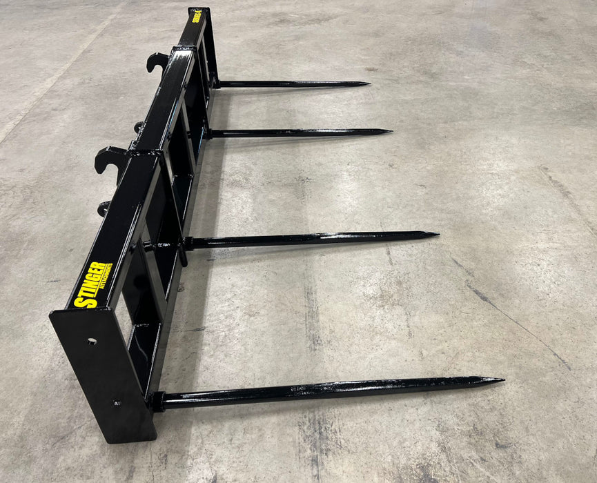 Stinger Attachments Bale Spear – Series 4  Double Large Round Bale Mover (BS4)