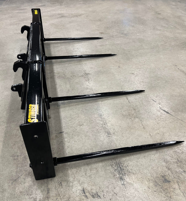 Stinger Attachments Skid Steer Bale Spear – Series 4 XD (BS4-100-XD)