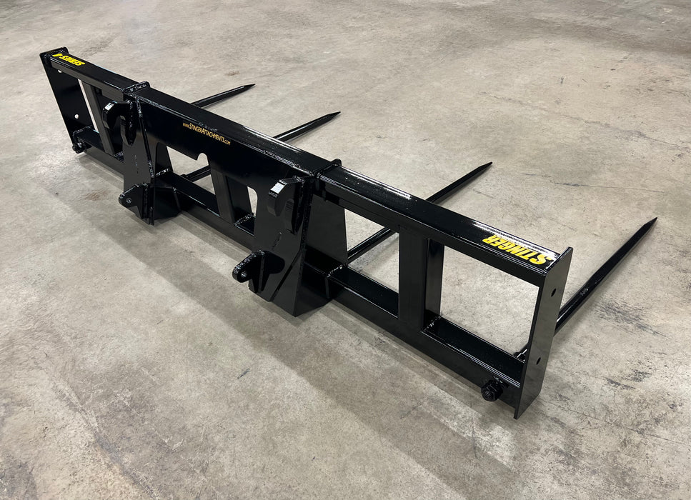 Stinger Attachments Bale Spear – Series 4  Double Large Round Bale Mover (BS4)