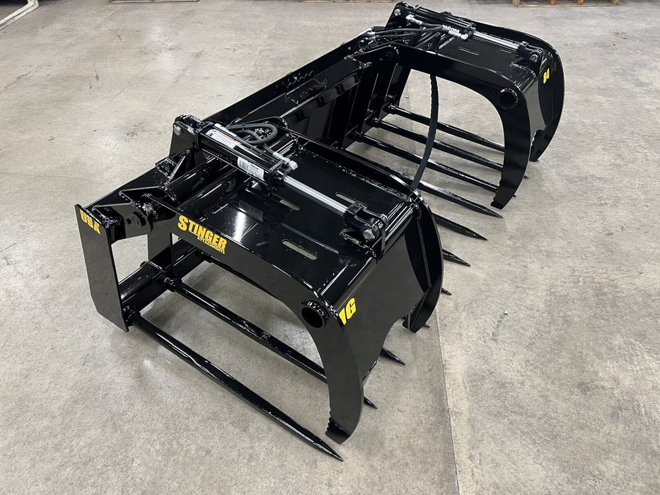 Stinger Attachments Utility Tractor Manure Spear Grapple (MSG)
