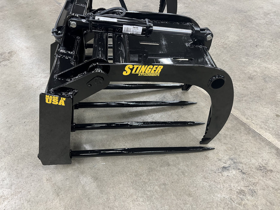 Stinger Attachments Utility Tractor Manure Spear Grapple (MSG)