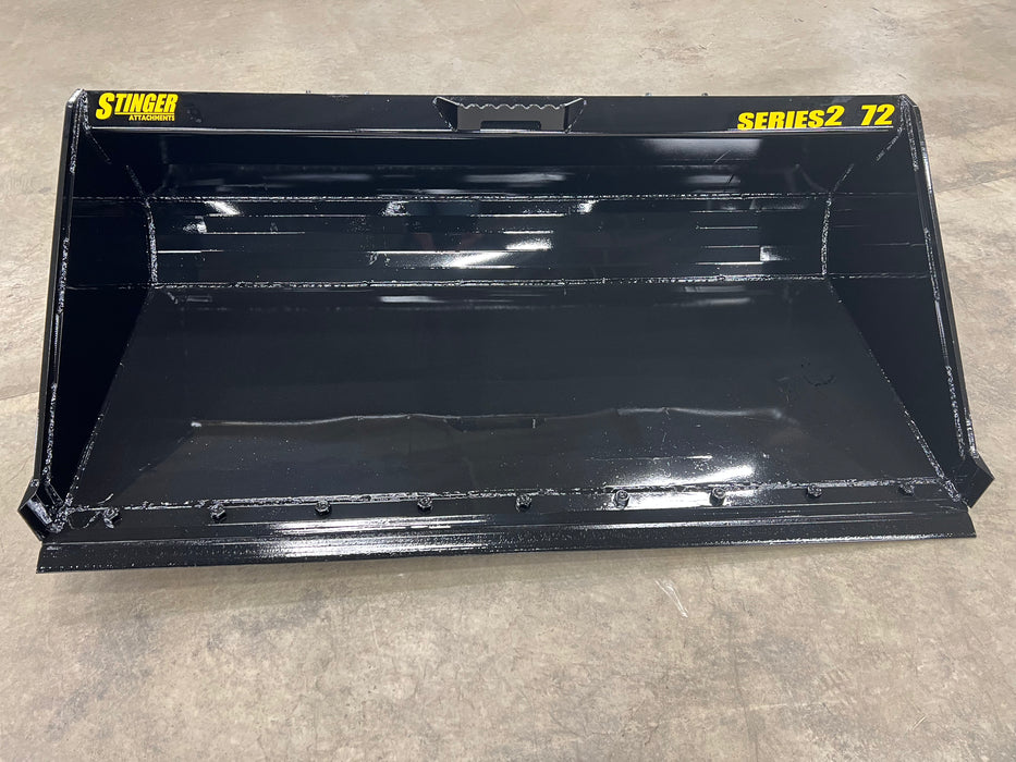Stinger Attachments Skid Steer Material Bucket – Series 2 (MB2)