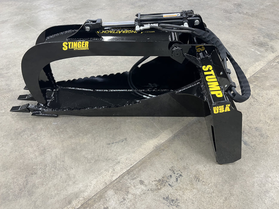 Stinger Attachments Utility Tractor Stump Grapple (STG)