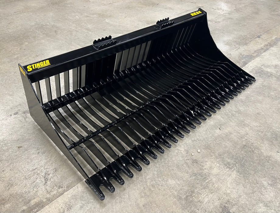 Stinger Attachments Skid Steer Rock Bucket (RK)