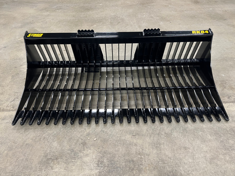 Stinger Attachments Skid Steer Rock Bucket (RK)
