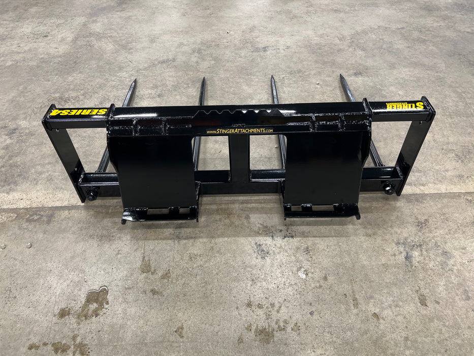Stinger Attachments Bale Spear – Series 4  Double Large Round Bale Mover (BS4)