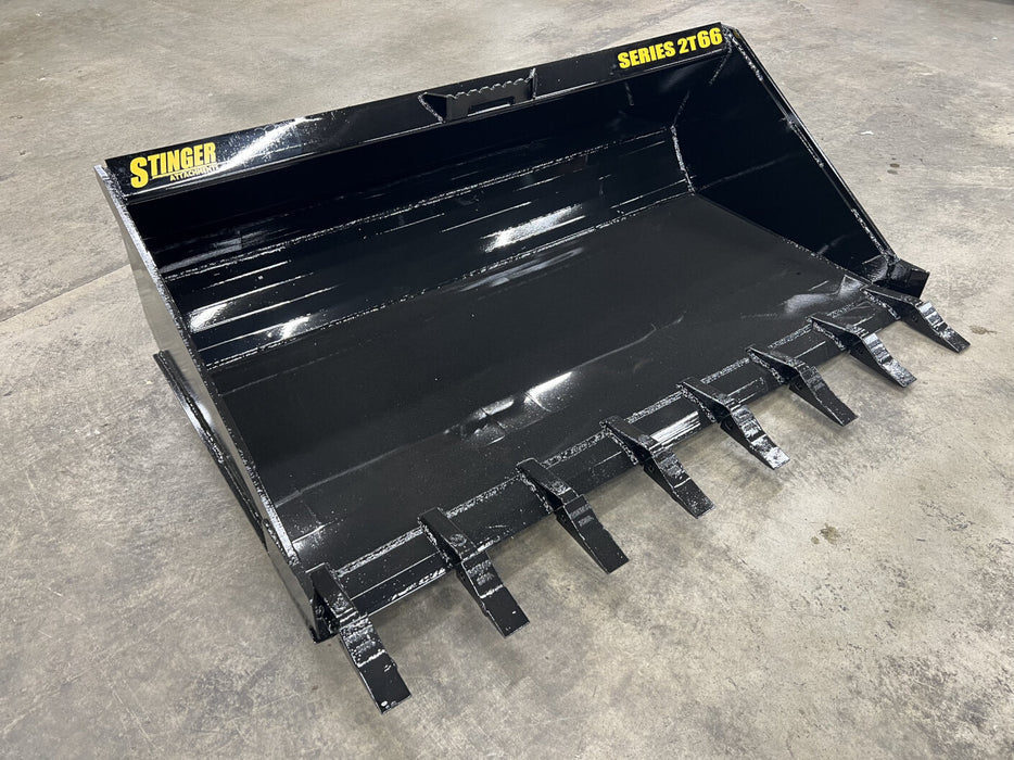 Stinger Attachments Tractor Rock Bucket & Reel Package