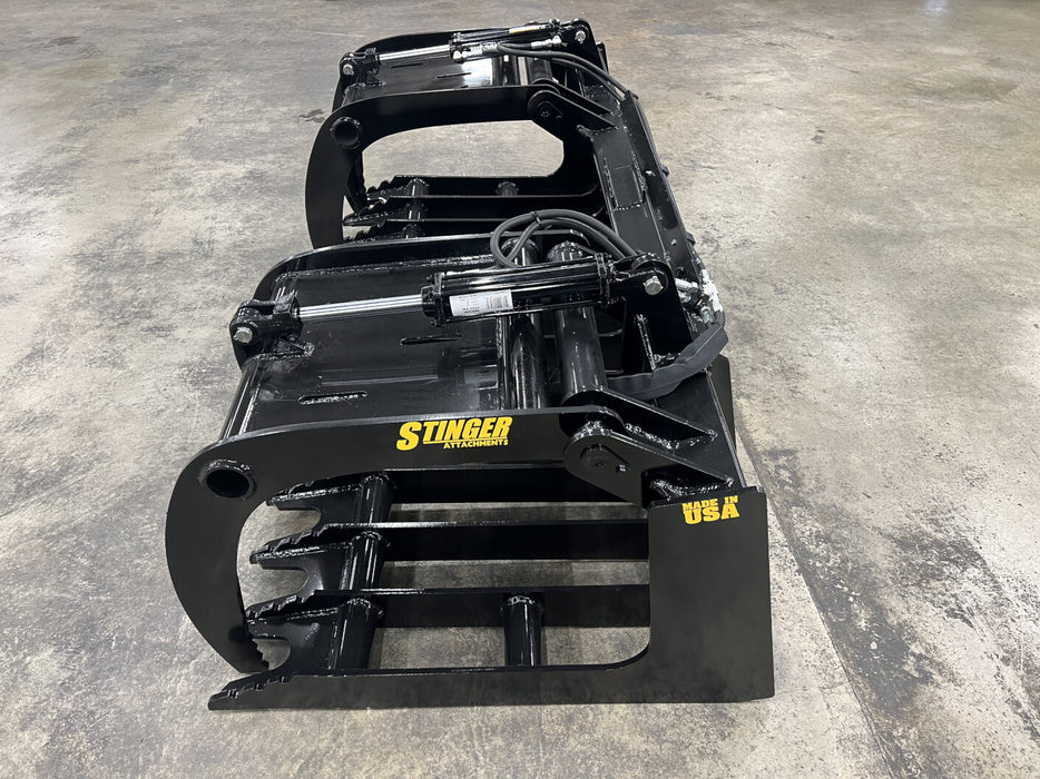 Stinger Attachments Skid Steer Heavy Duty Grapple Bucket (RTG-XD)