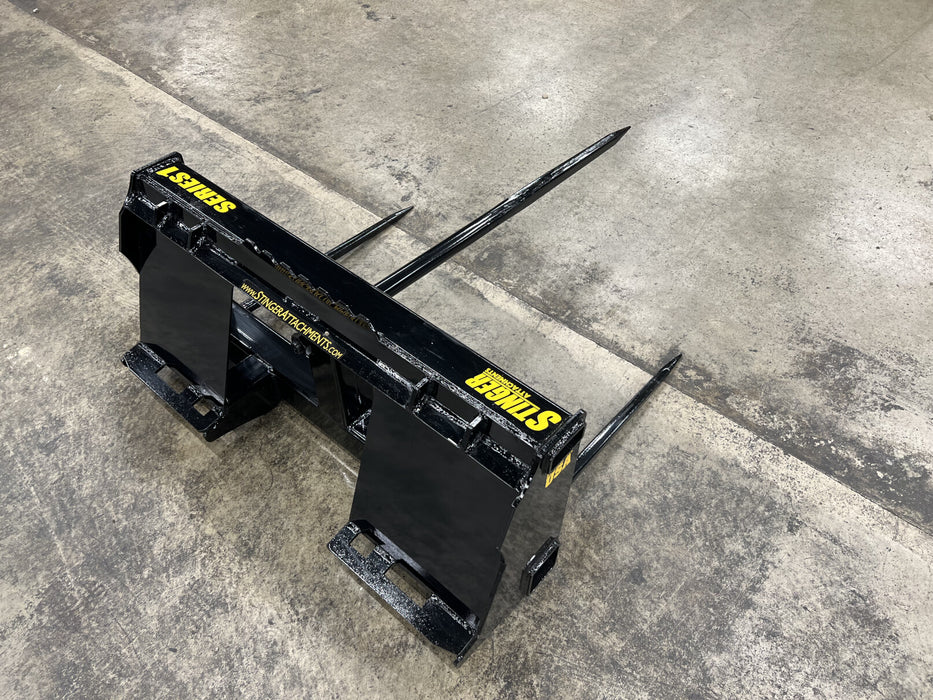 Stinger Attachments Utility Tractor Bale Spear – Series 1 Standard (BSS)