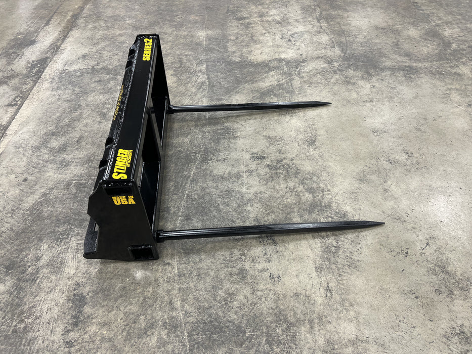 Stinger Attachments Utility Tractor Bale Spear – Series 2 (BS2)