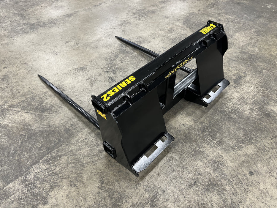 Stinger Attachments Utility Tractor Bale Spear – Series 2 (BS2)