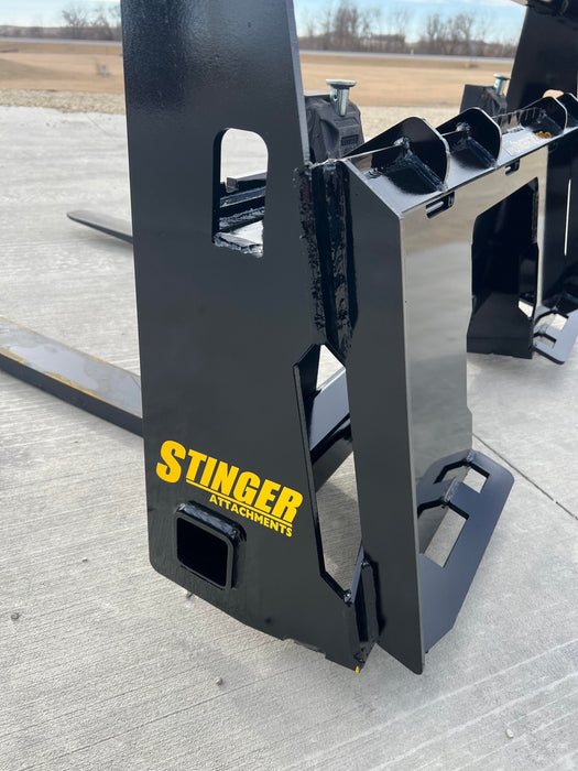 Stinger Attachments Skid Steer Pallet Forks Attachment (PFSB)