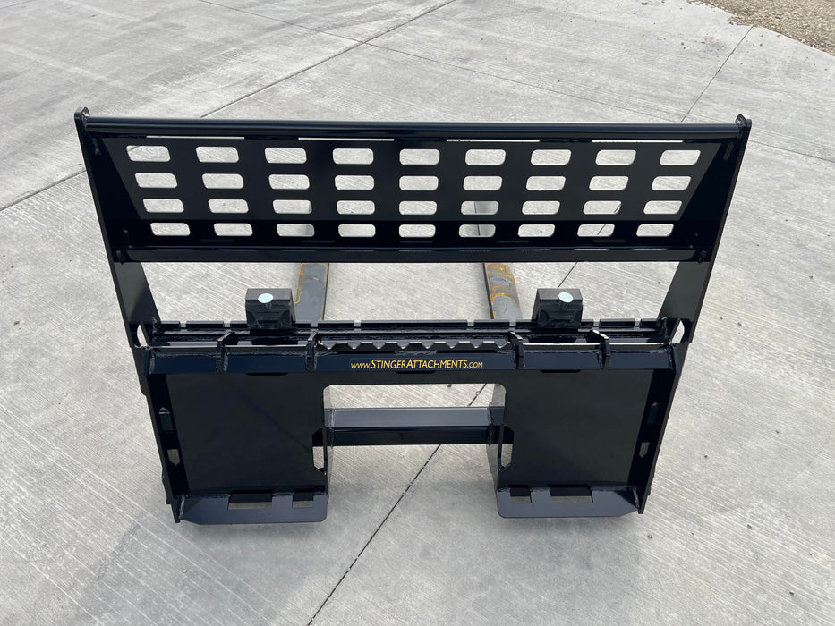Stinger Attachments Skid Steer Pallet Forks Attachment (PFSB)