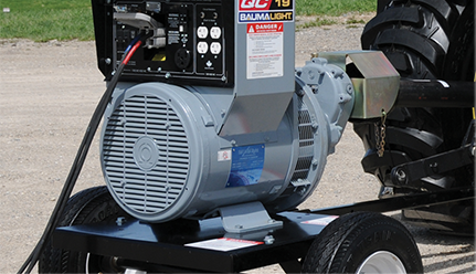 Baumalight QC Series - 4 Pole PTO Generators - 480 Volt 3-Phase