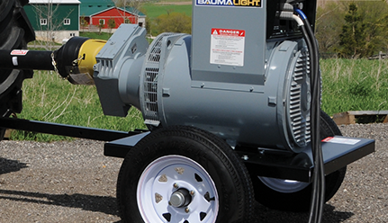 Baumalight QC Series - 4 Pole PTO Generators - 480 Volt 3-Phase