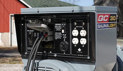 Baumalight QC Series - 4 Pole PTO Generators - 480 Volt 3-Phase