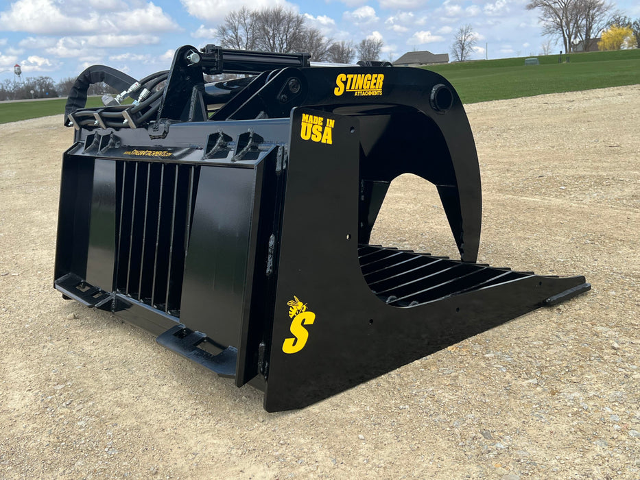 Stinger Attachments Skid Steer 48″ Rock Grapple Bucket (ROGSG)