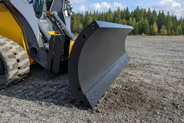Heavy-Duty Snow Plow for Skid Steers (SB75) - ANBO
