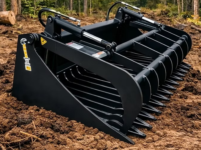 Heavy-Duty Rock Grapple Buckets (RBG50 & RBG80) - ANBO