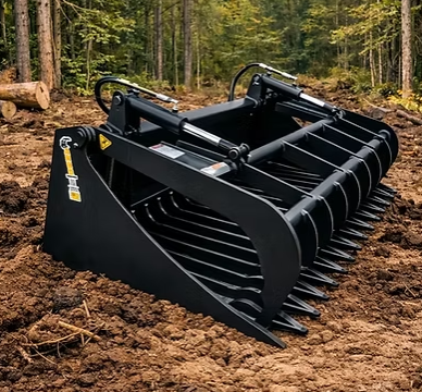 Heavy-Duty Rock Grapple Buckets (RBG50 & RBG80) - ANBO