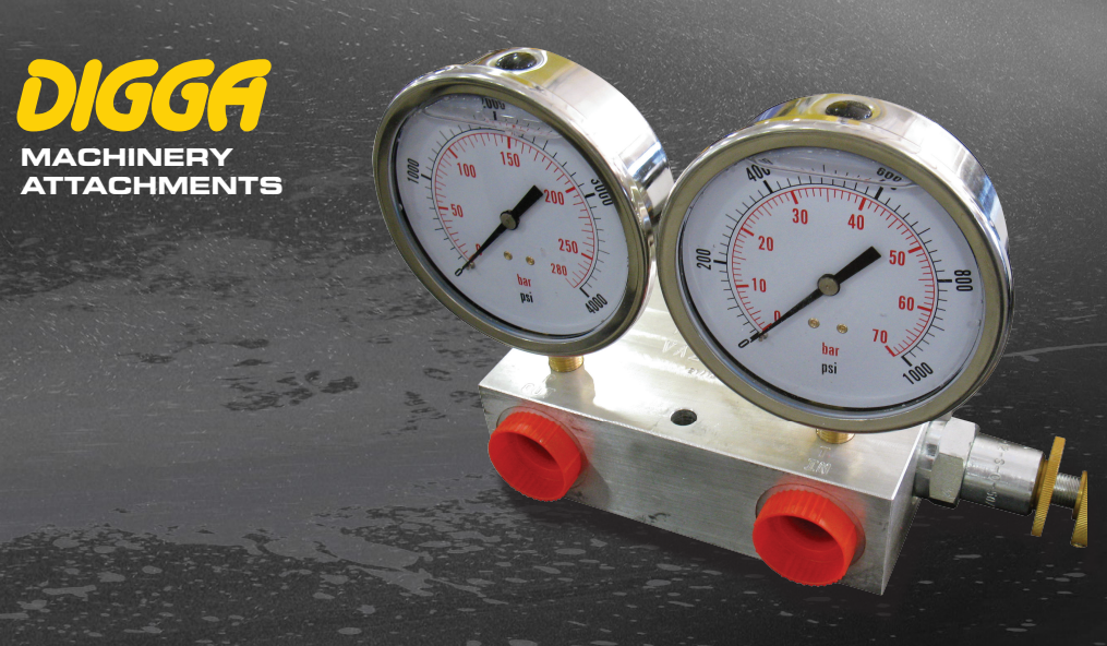 Digga Inline Pressure Relief Valve (PRV) – Hydraulic Drive Protection