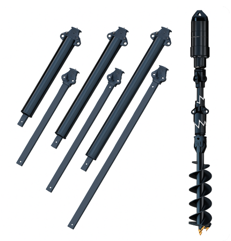 Digga Drive Auger Extensions – 100mm Square, Up to 10ft
